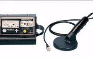 Прибор для поиска арматуры в бетоне