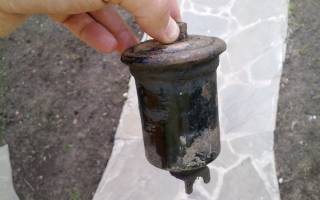 Признаки засоренного топливного фильтра