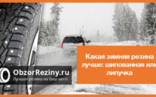 Сравнение зимних шин липучек