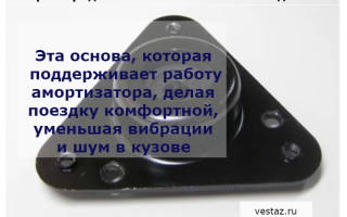 Опорный подшипник передней стойки лада веста
