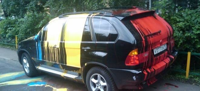 Чем оттереть краску с кузова автомобиля