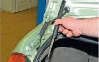 Крепление крышки багажника калина седан