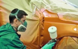 Покраска авто пятном с переходом