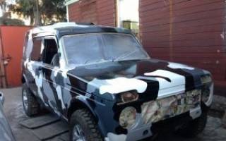 Покраска авто в камуфляж своими руками